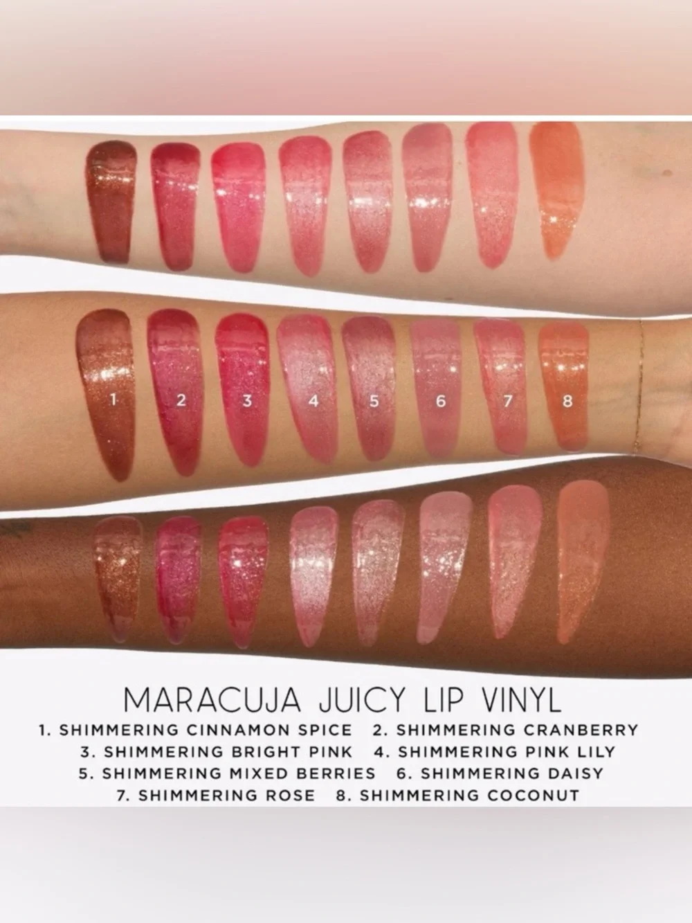 TARTE™ Maracuja Juicy Lip Vinyl Gloss in Shimmering Cinnamon Spice, Full‎ Size